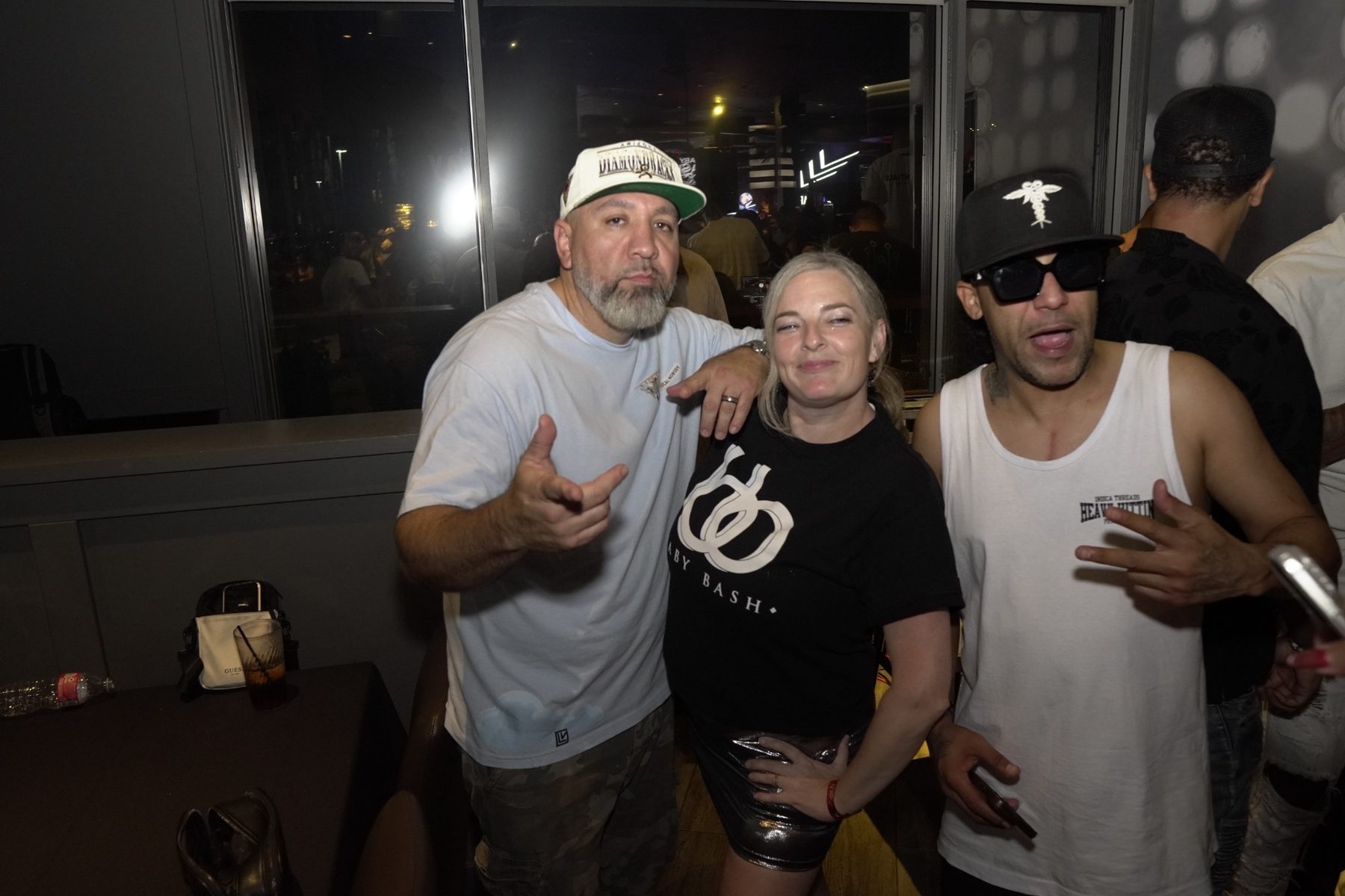 Baby Bash event guests during the Labor Day Latin Explosion