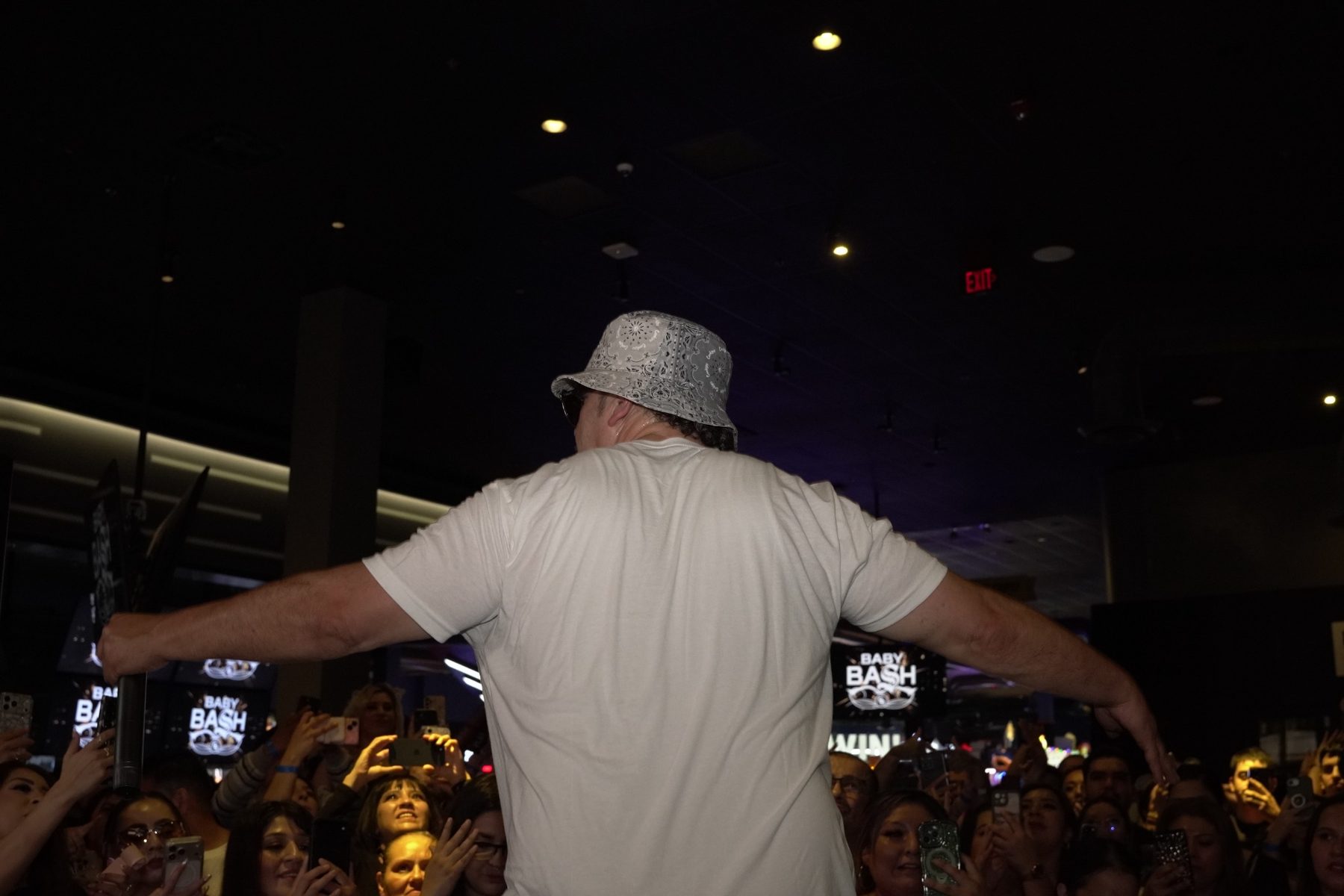 Baby Bash performing during the Labor Day Latin Explosion