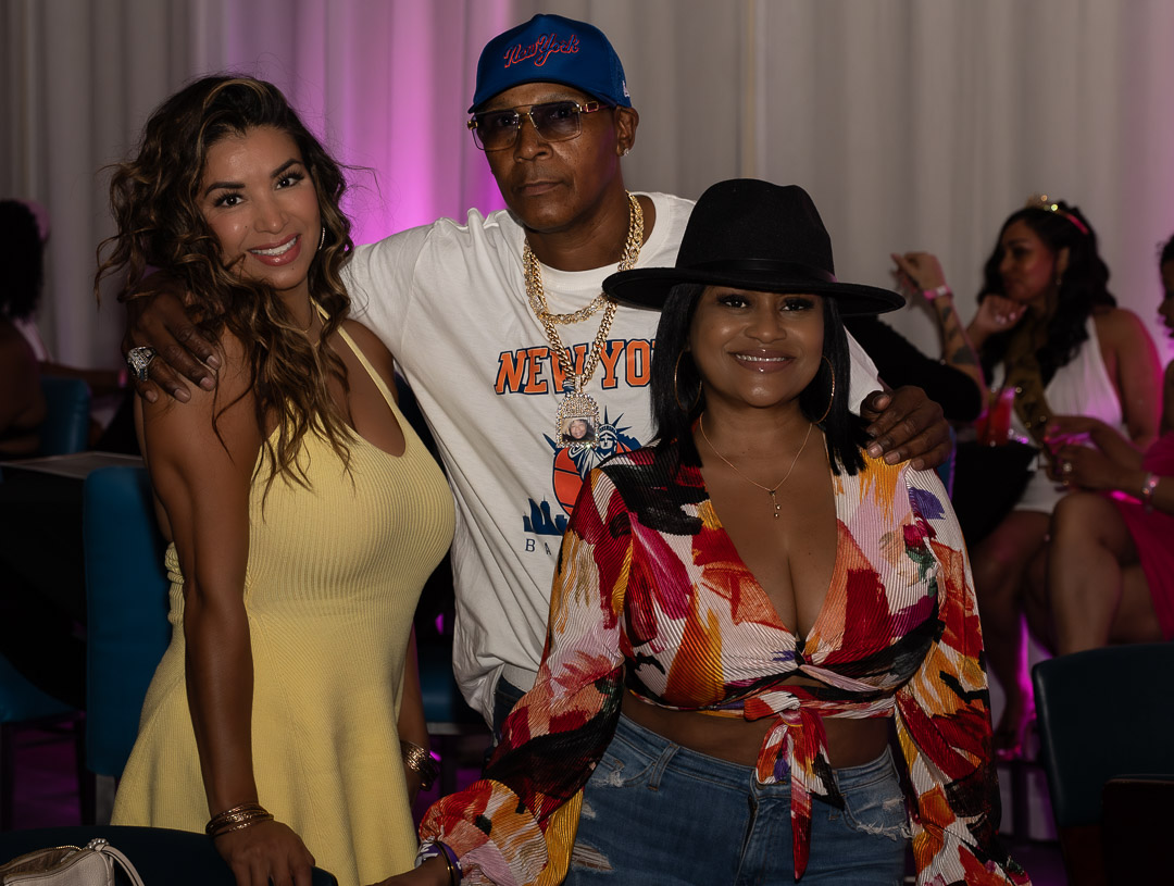 Guests posing during the J Holiday R&B Soirée