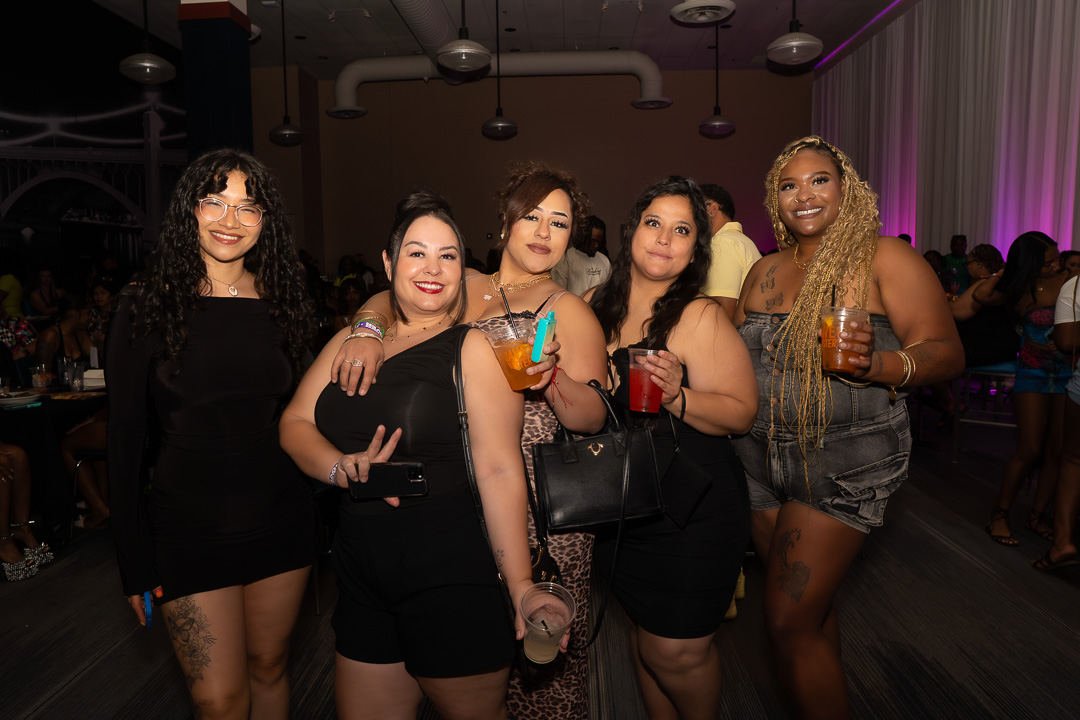 Friends enjoying the J Holiday R&B Soirée